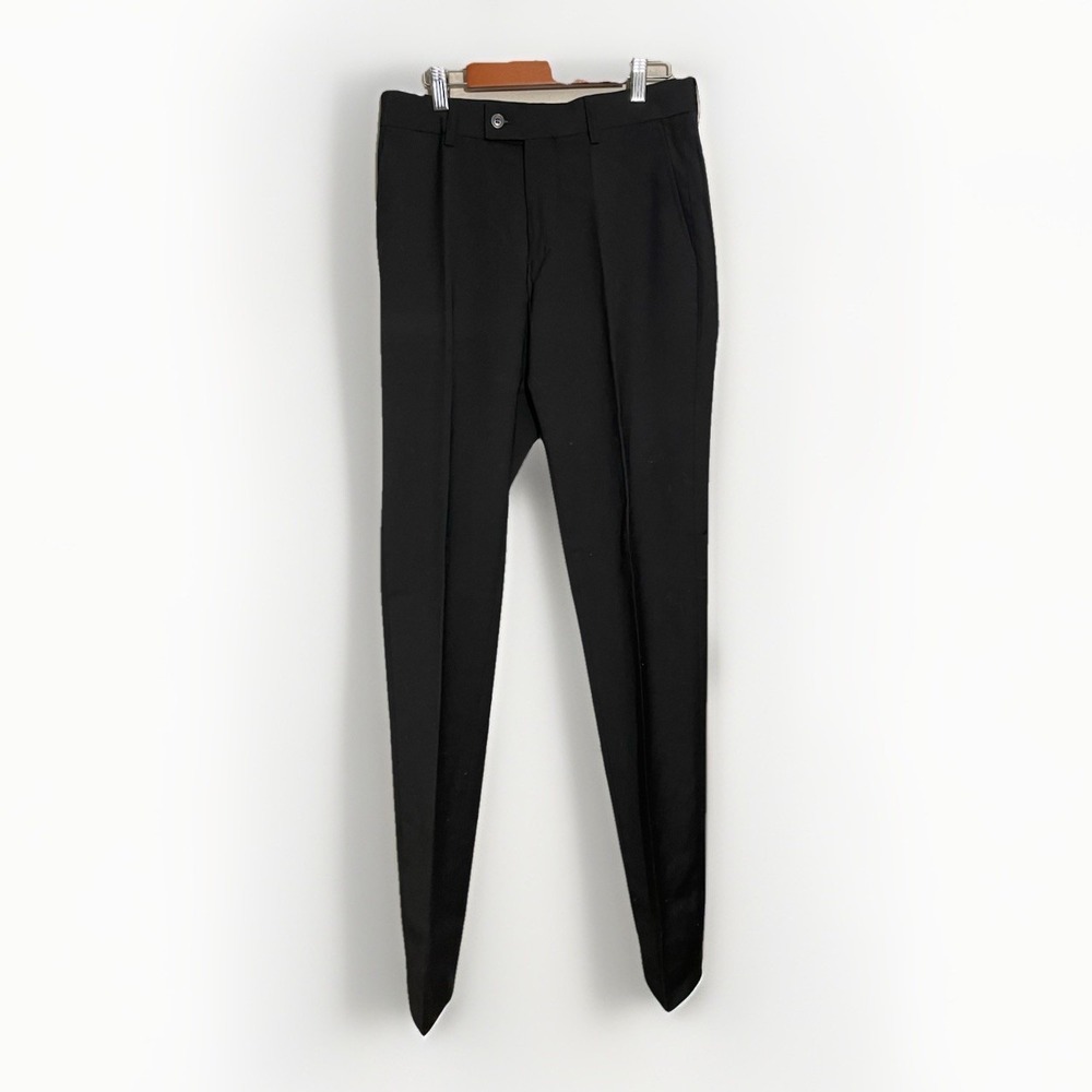 Sixt Counter Trouser Pants Men's 32 Wool Blend Black NWT